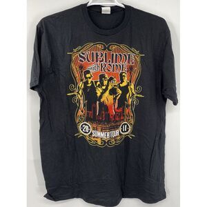 Sublime With Rome 2011‎ Summer Tour Black Crew T-shirt 2XL